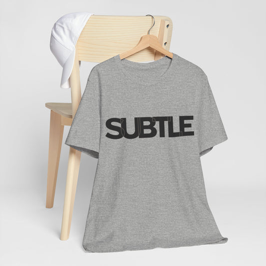 Minimalist 'SUBTLE' T-shirt