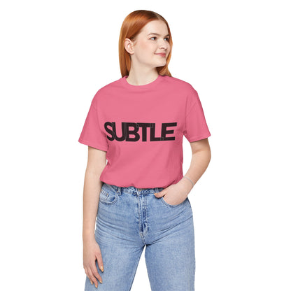 Minimalist 'SUBTLE' T-shirt