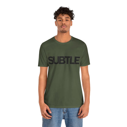 Minimalist 'SUBTLE' T-shirt