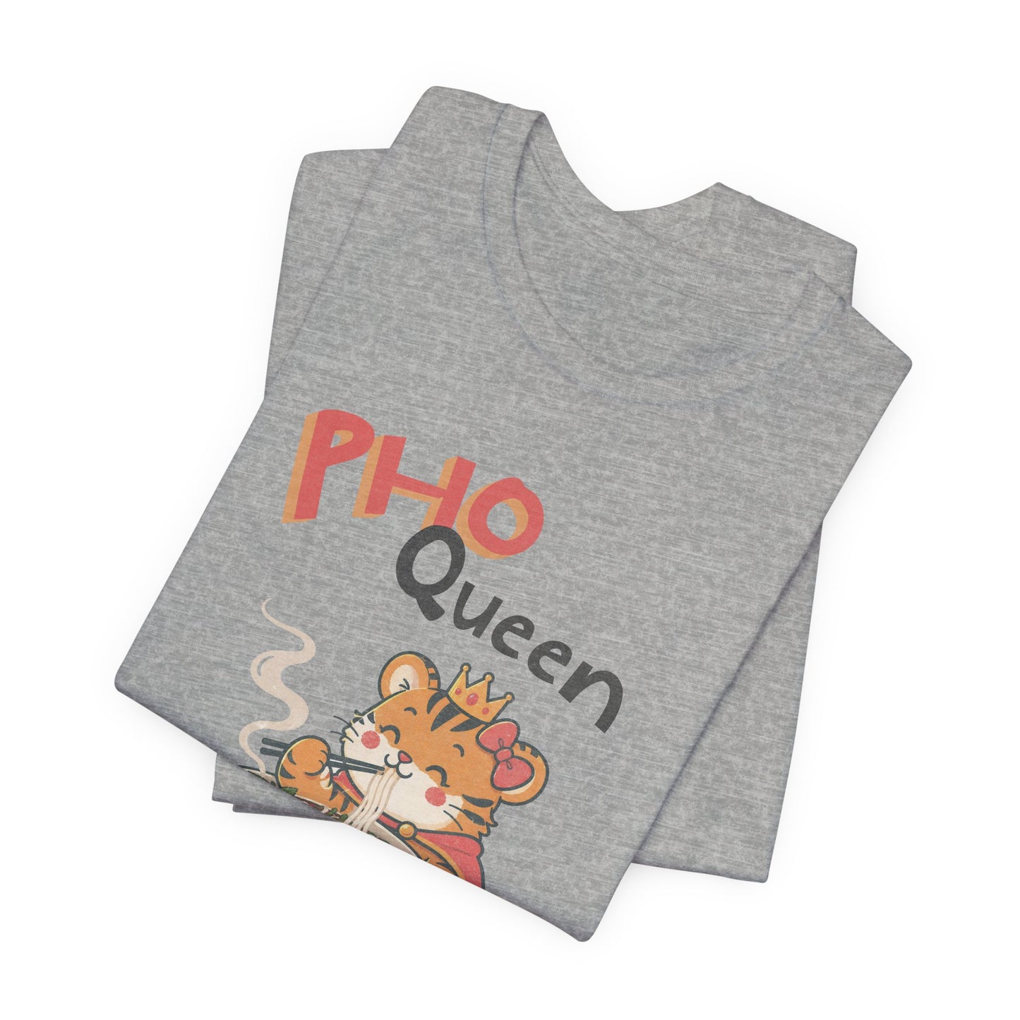 Pho Queen Cute Tiger Eating Pho T-shirt