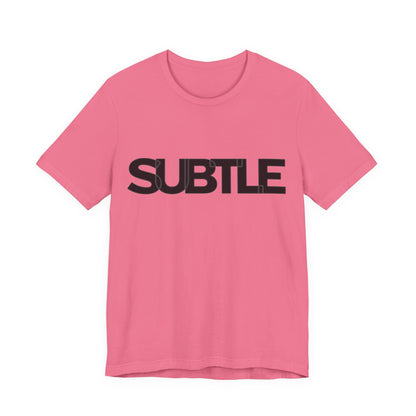 Minimalist 'SUBTLE' T-shirt