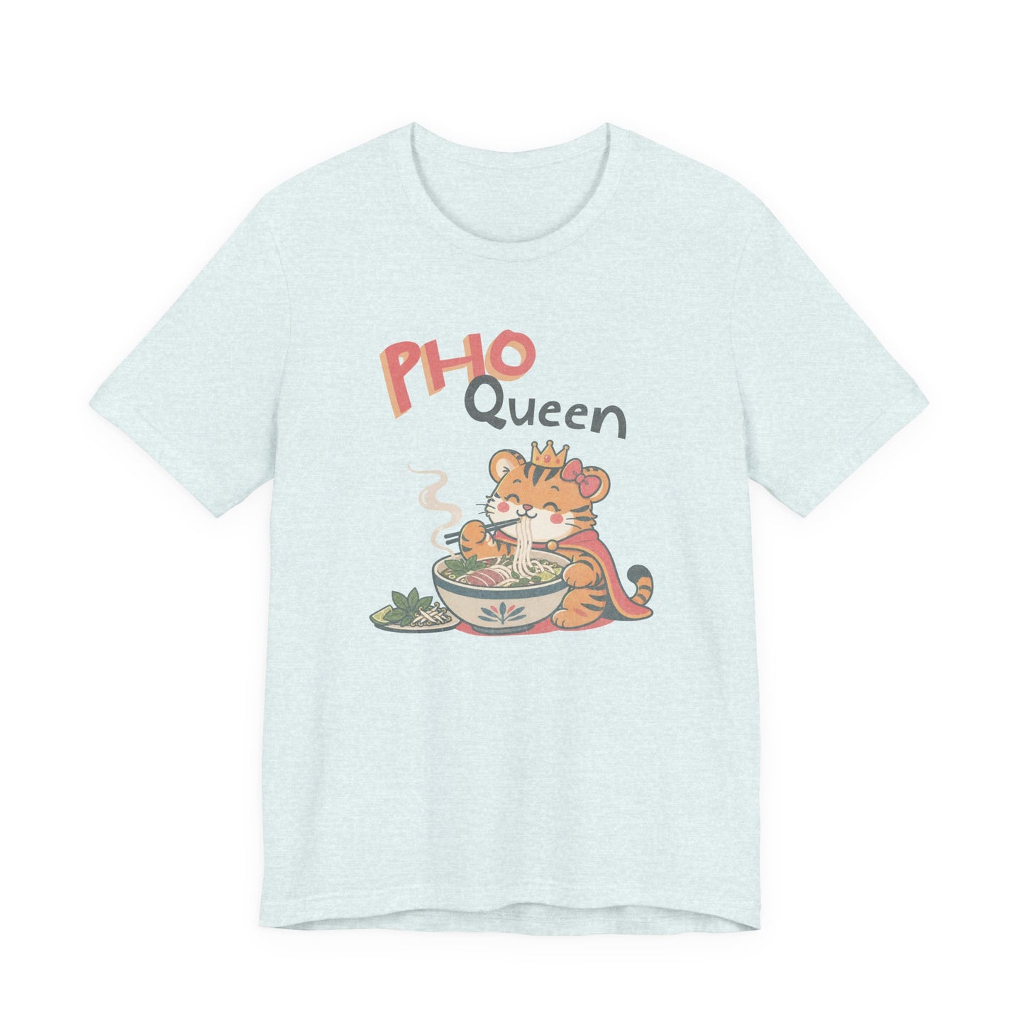 Pho Queen Cute Tiger Eating Pho T-shirt