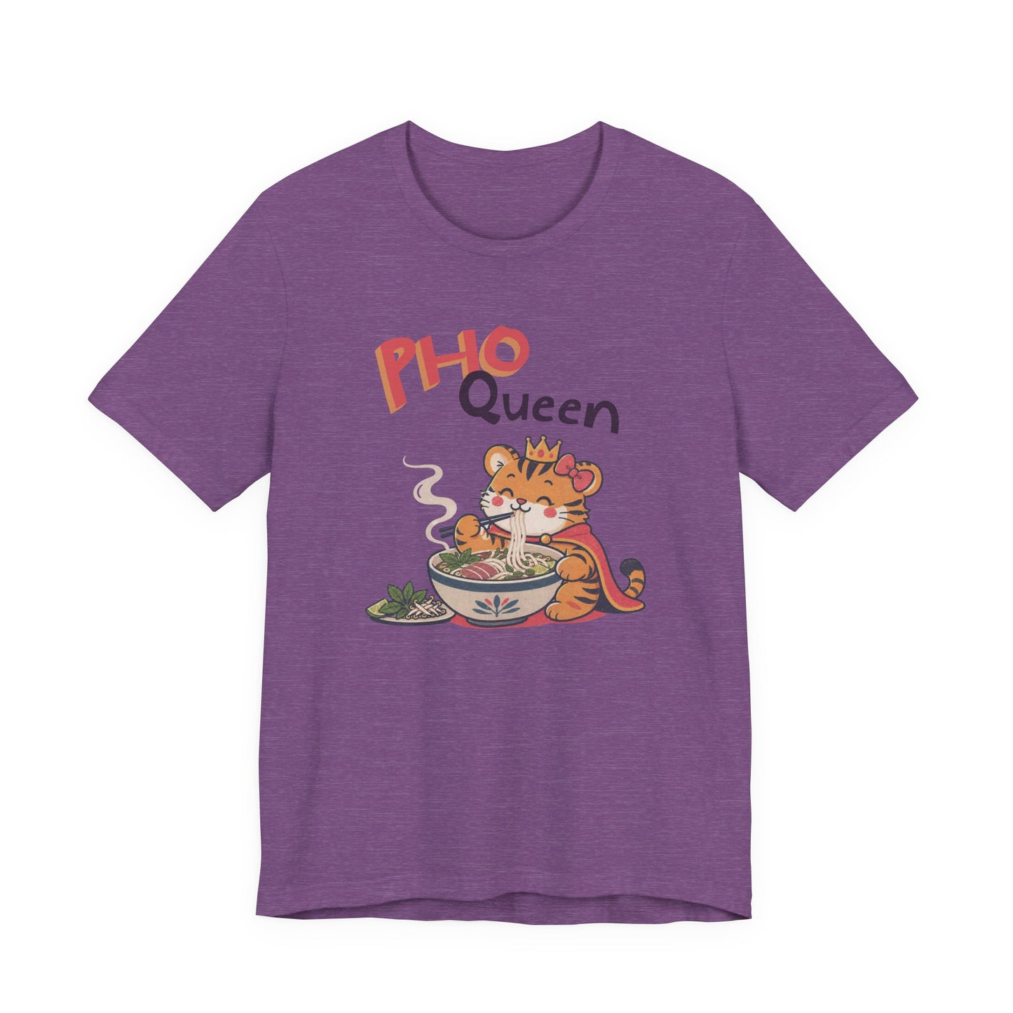 Pho Queen Cute Tiger Eating Pho T-shirt