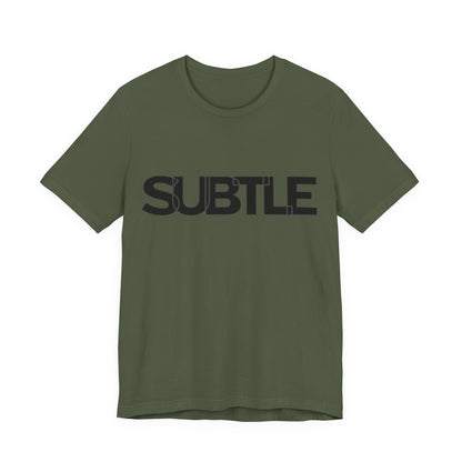 Minimalist 'SUBTLE' T-shirt
