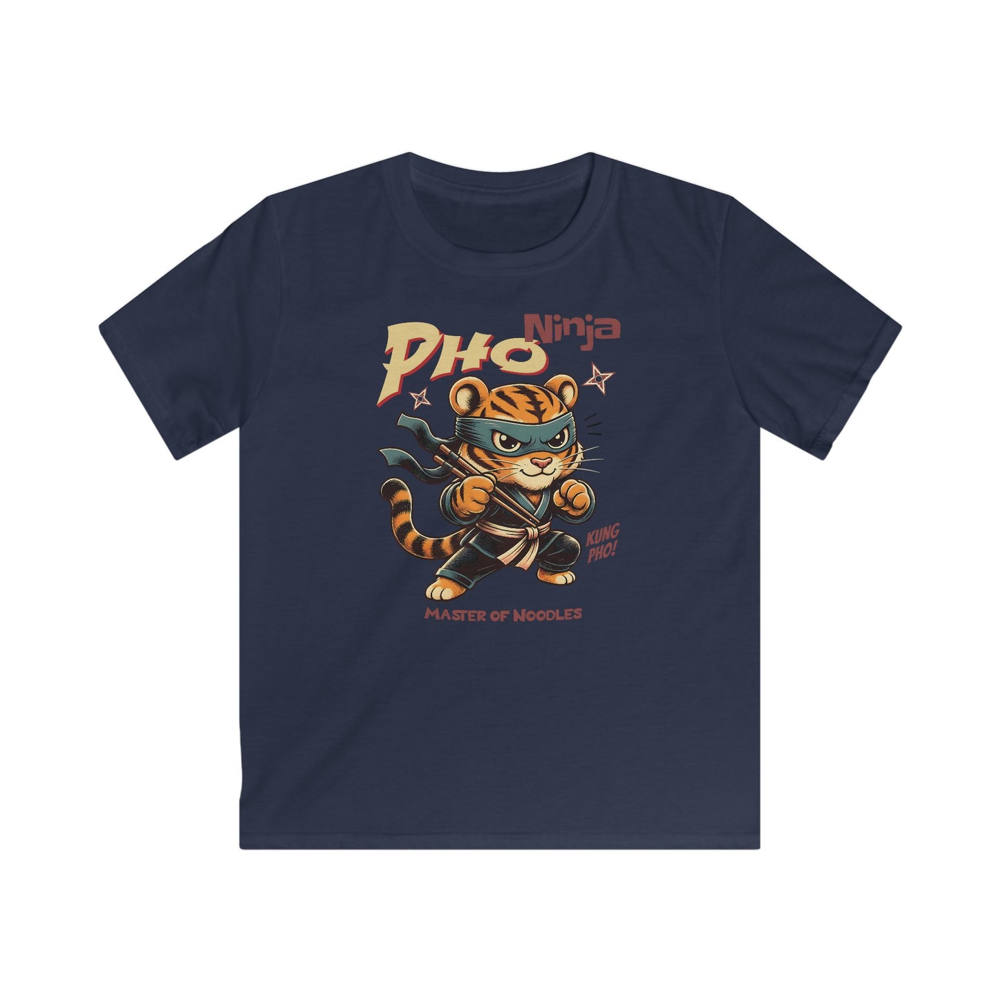 Pho Ninja Tiger Master of Noodles T-shirt