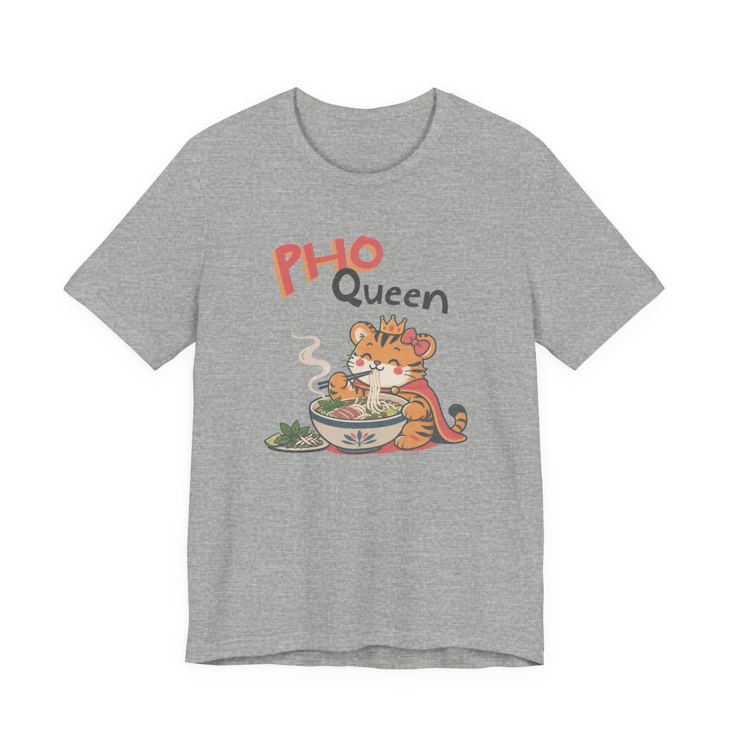 Pho Queen Cute Tiger Eating Pho T-shirt