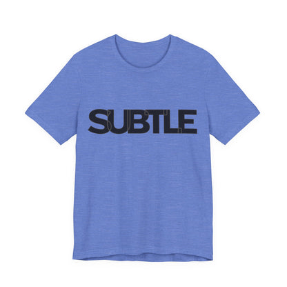 Minimalist 'SUBTLE' T-shirt