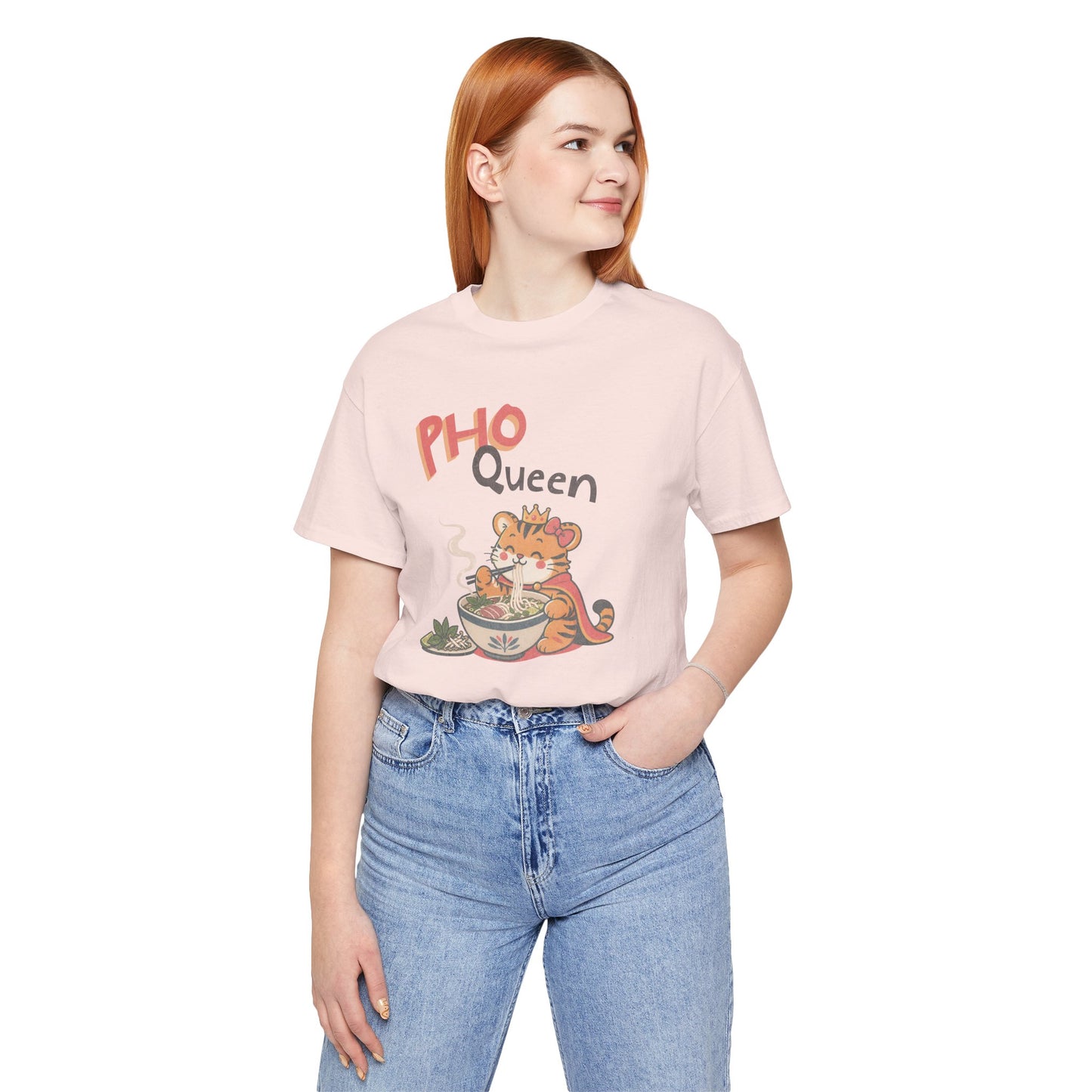 Pho Queen Cute Tiger Eating Pho T-shirt