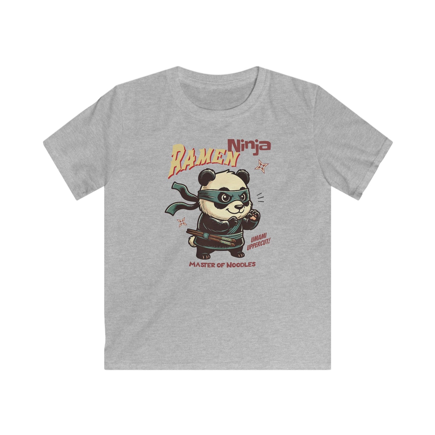 Ramen Ninja Panda Master of Noodles T-shirt