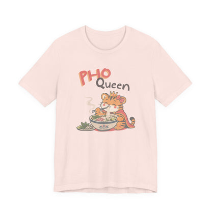 Pho Queen Cute Tiger Eating Pho T-shirt