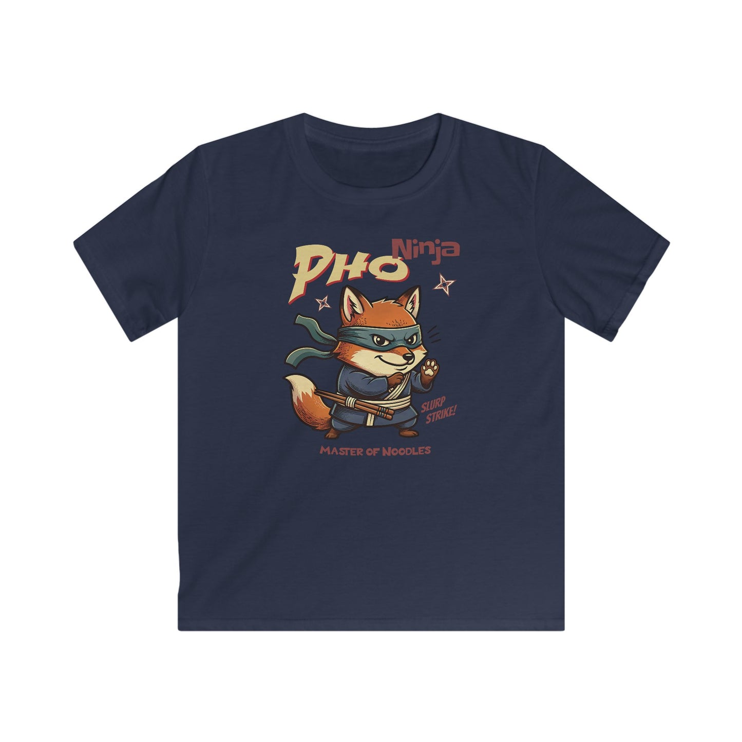 Pho Ninja Fox Master of Noodles T-shirt