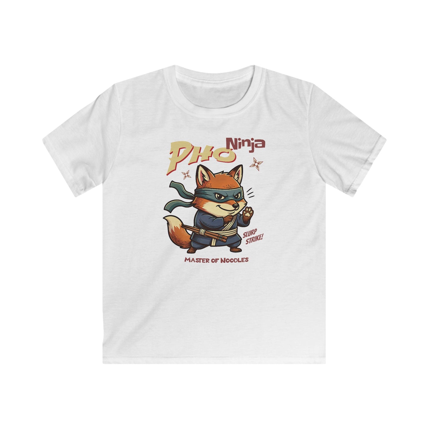 Pho Ninja Fox Master of Noodles T-shirt