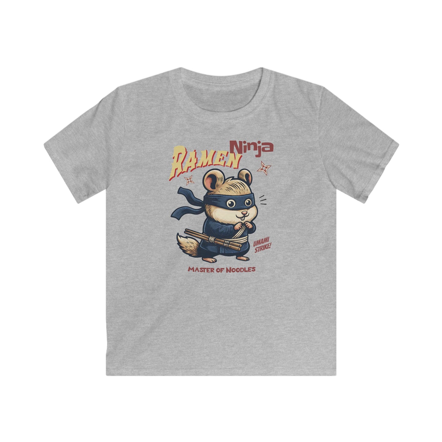 Ramen Ninja Hamster Master of Noodles T-shirt