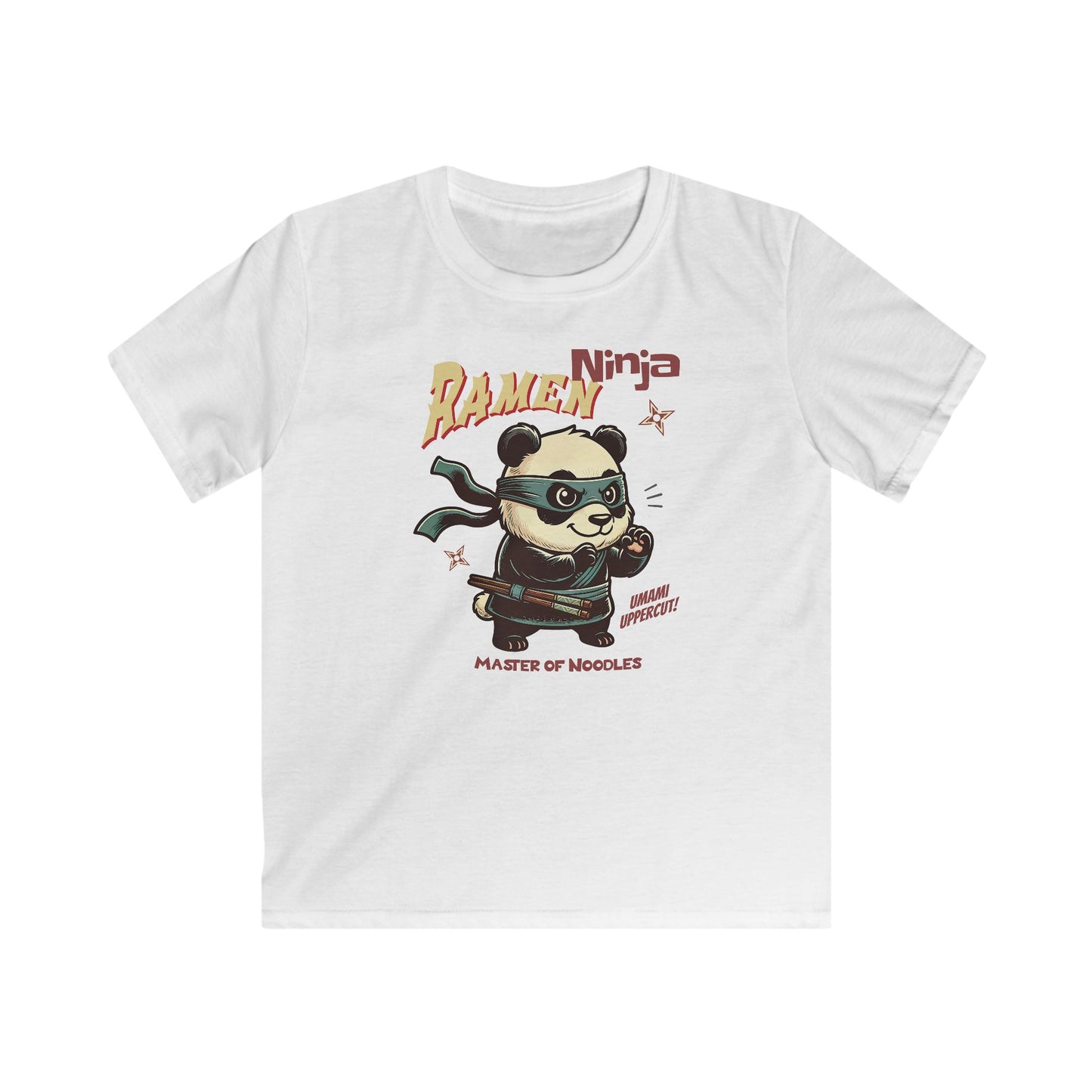 Ramen Ninja Panda Master of Noodles T-shirt