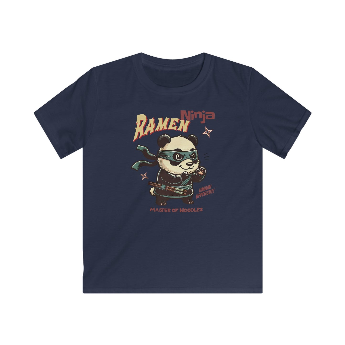 Ramen Ninja Panda Master of Noodles T-shirt