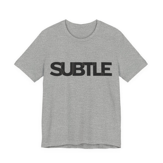 Minimalist 'SUBTLE' T-shirt
